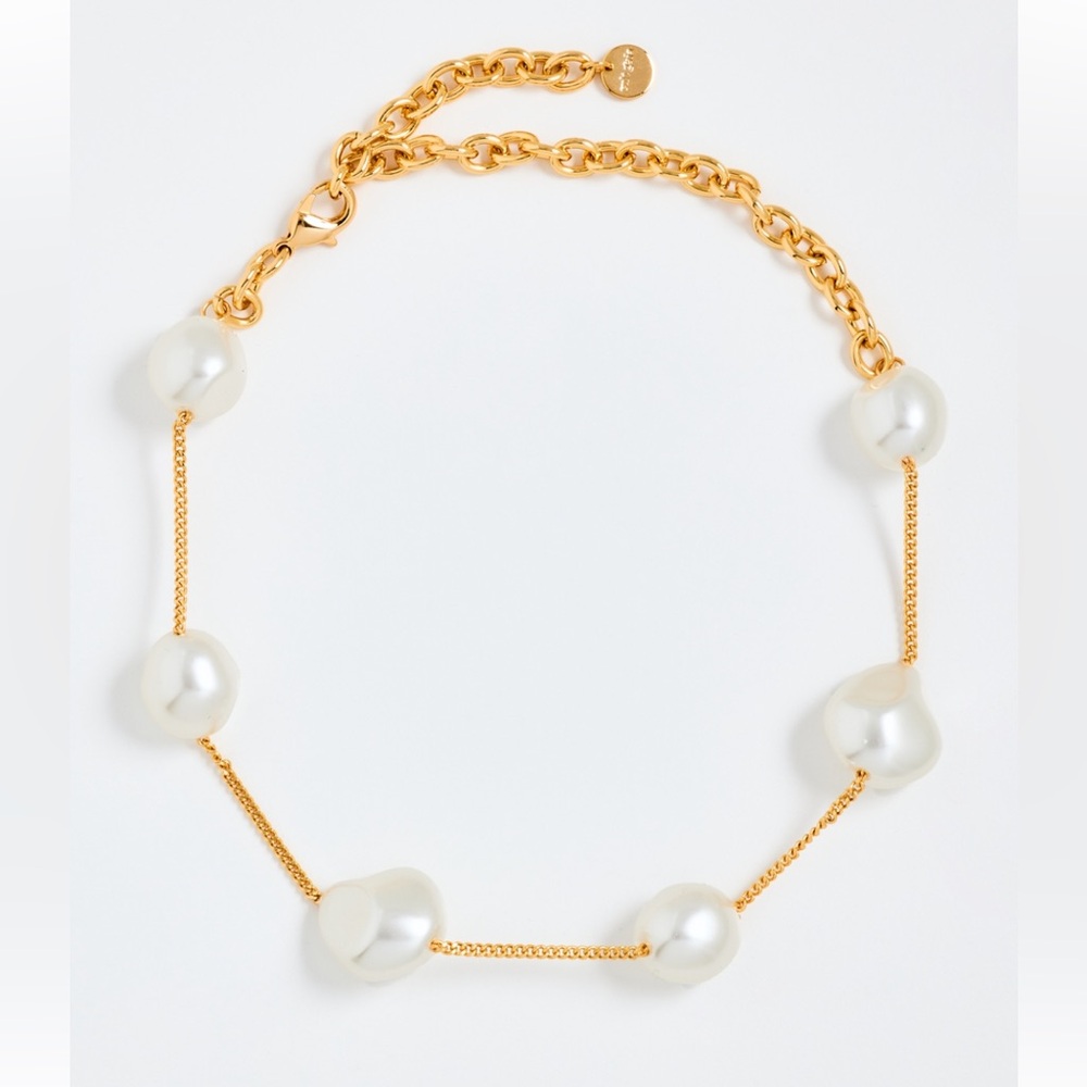 πΊπHPππΊ NWT Cult Gaia Andie Pearl Choker Necklace - Picture 14 of 16